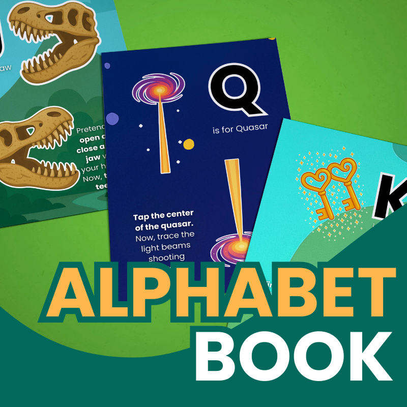 Alphabet A–Z Fine Motor Skills Book – Movement Prompts for Every Letter