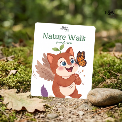 Nature Walk Conversation Cards for Kids (Non-Personalized)