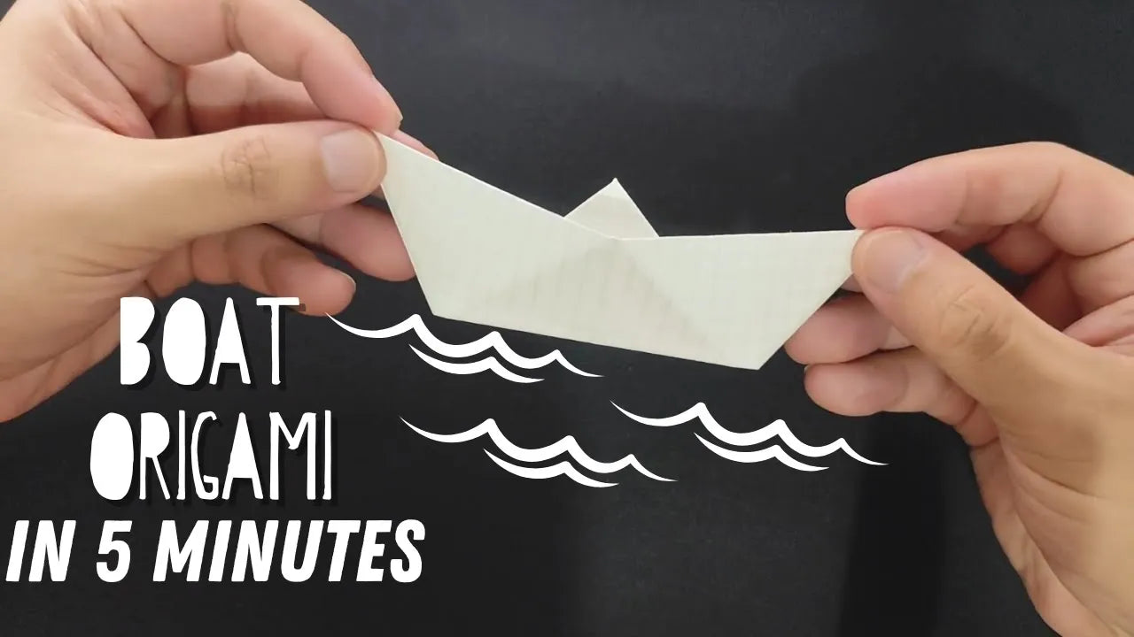 Load video: boat origami in 5 minutes