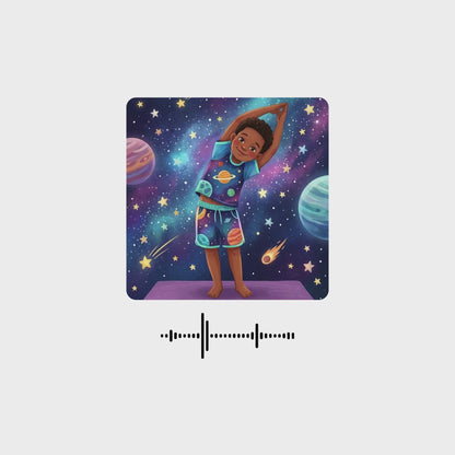 Guided Audio Yoga Bundle for Kids (Personalized Audio Yoga and Posters)