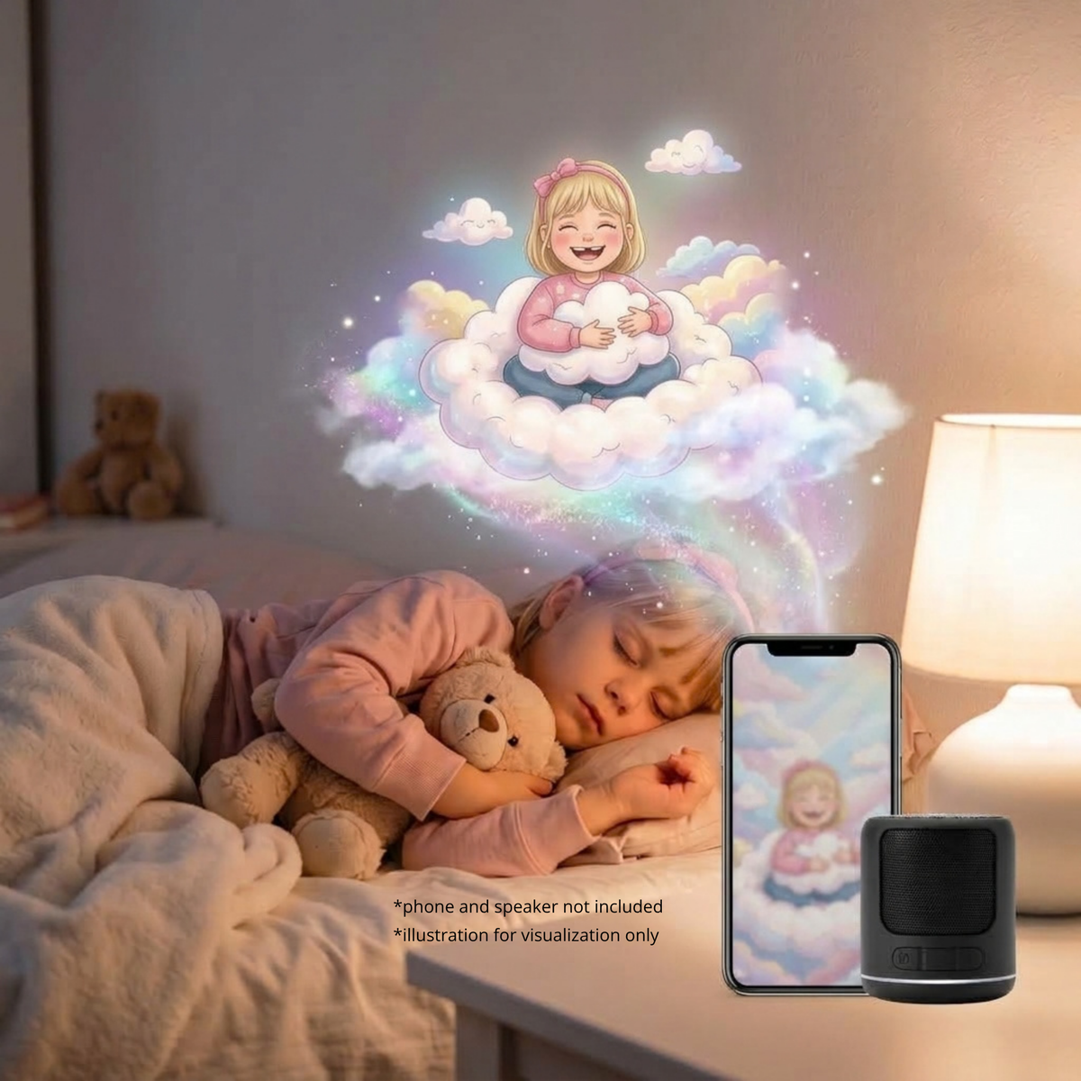 The Clouds (Personalized Bedtime Audio Story for Kids)